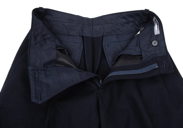 ISSEY MIYAKE MEN Blue Wool Double Pleat Pants Size S