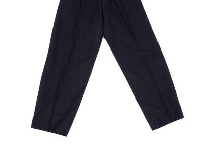 ISSEY MIYAKE MEN Blue Wool Double Pleat Pants Size S