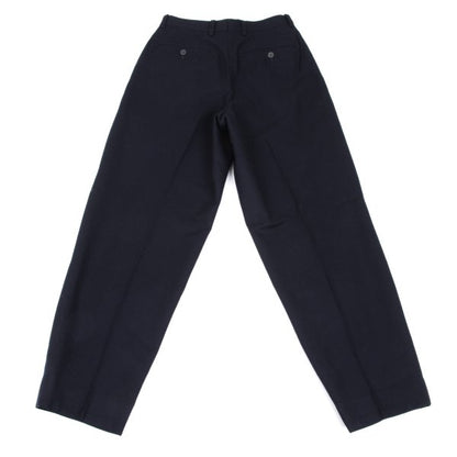 ISSEY MIYAKE MEN Blue Wool Double Pleat Pants Size S