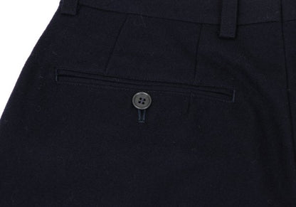 ISSEY MIYAKE MEN Blue Wool Double Pleat Pants Size S