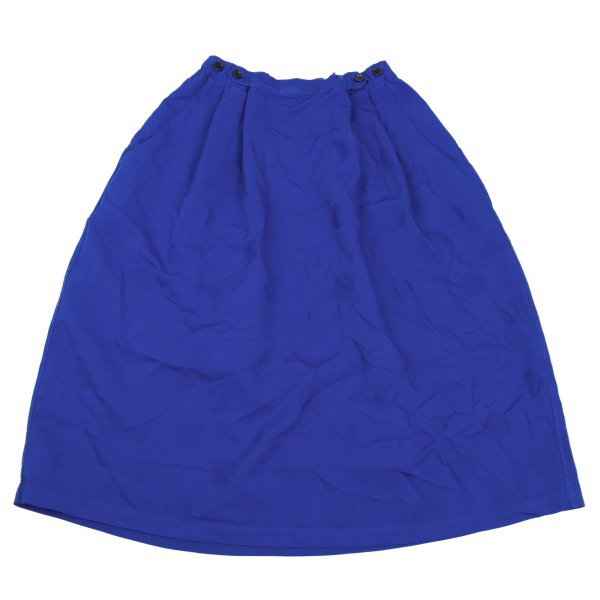 ZUCCA Garment Dyed Poly Dot Jacquard Skirt Blue Size S