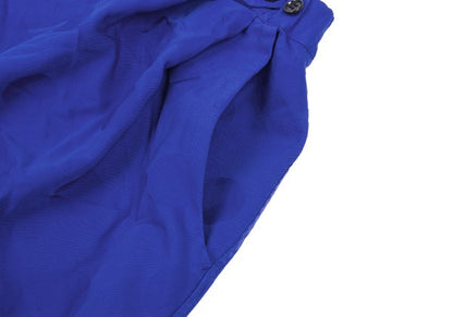 ZUCCA Garment Dyed Poly Dot Jacquard Skirt Blue Size S