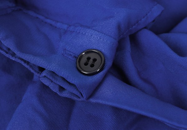 ZUCCA Garment Dyed Poly Dot Jacquard Skirt Blue Size S