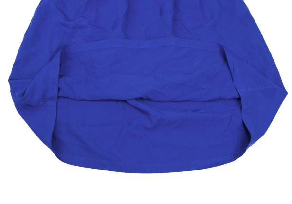 ZUCCA Garment Dyed Poly Dot Jacquard Skirt Blue Size S