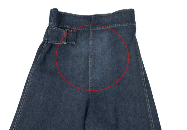 Yohji Yamamoto FEMME 04SS Cotton Denim Jeans Navy Size 1