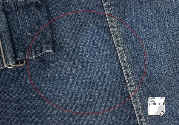 Yohji Yamamoto FEMME 04SS Cotton Denim Jeans Navy Size 1