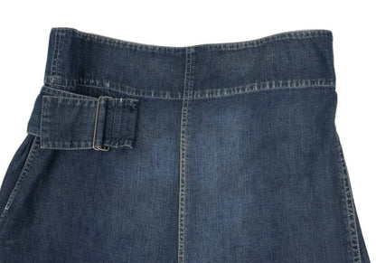 Yohji Yamamoto FEMME 04SS Cotton Denim Jeans Navy Size 1