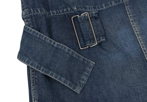 Yohji Yamamoto FEMME 04SS Cotton Denim Jeans Navy Size 1