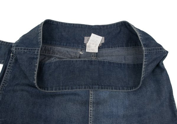 Yohji Yamamoto FEMME 04SS Cotton Denim Jeans Navy Size 1