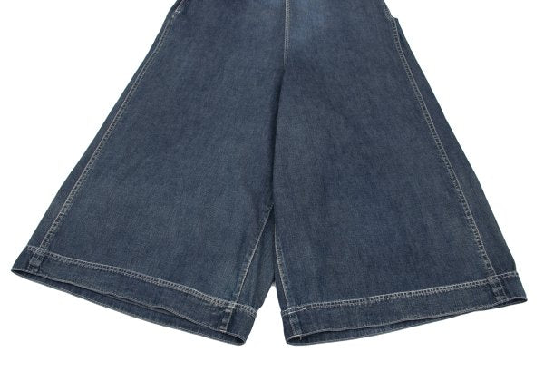Yohji Yamamoto FEMME 04SS Cotton Denim Jeans Navy Size 1