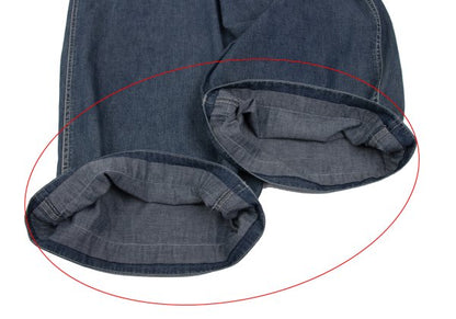 Yohji Yamamoto FEMME 04SS Cotton Denim Jeans Navy Size 1
