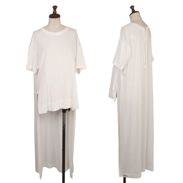 REGULATION yohji yamamoto Half-Zip L/S Tee White Size 2