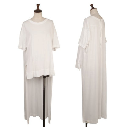 REGULATION yohji yamamoto Half-Zip L/S Tee White Size 2