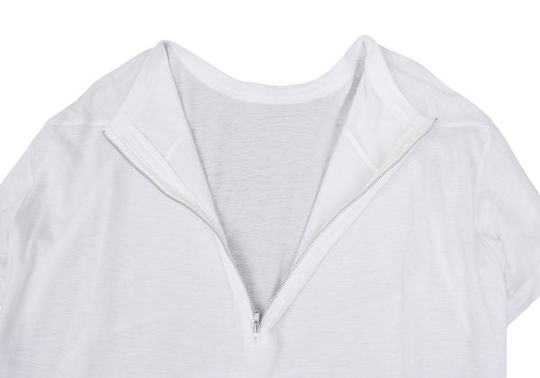 REGULATION yohji yamamoto Half-Zip L/S Tee White Size 2