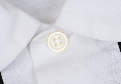 BLACK COMME des GARCONS Cotton Frill Shirt White Size L