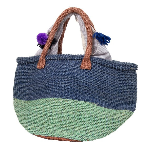 COMME des GARCONS Natural Fiber Bag Blue