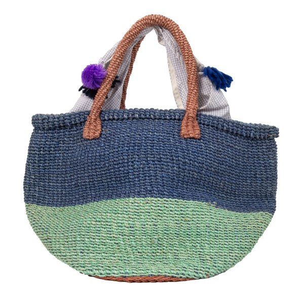 COMME des GARCONS Natural Fiber Bag Blue
