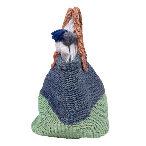 COMME des GARCONS Natural Fiber Bag Blue