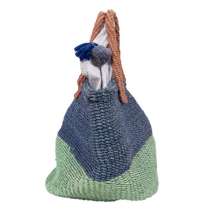 COMME des GARCONS Natural Fiber Bag Blue