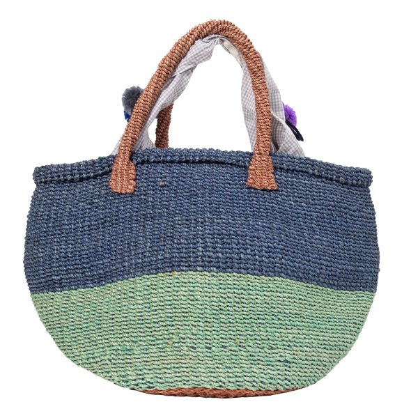 COMME des GARCONS Natural Fiber Bag Blue