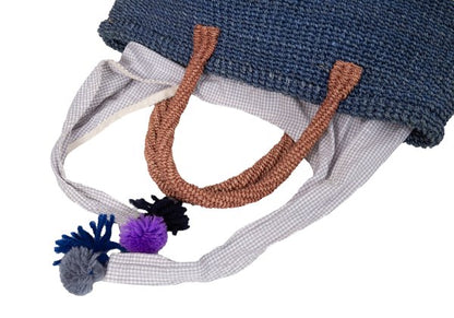 COMME des GARCONS Natural Fiber Bag Blue