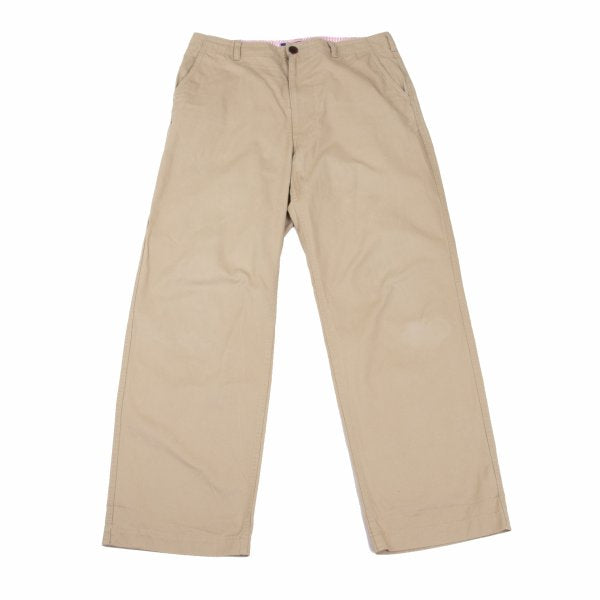 JUNYA WATANABE MAN Stripe Inside Chino Pants Beige Size L