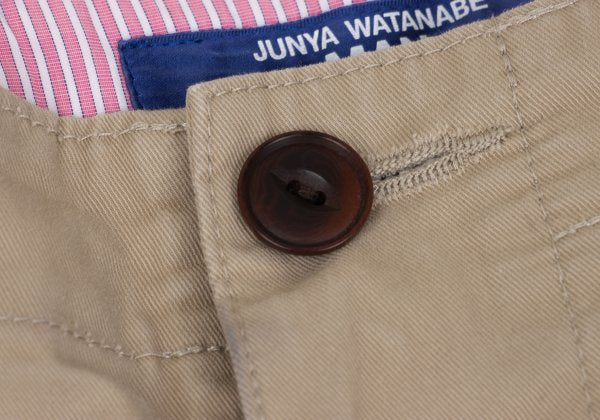 JUNYA WATANABE MAN Stripe Inside Chino Pants Beige Size L