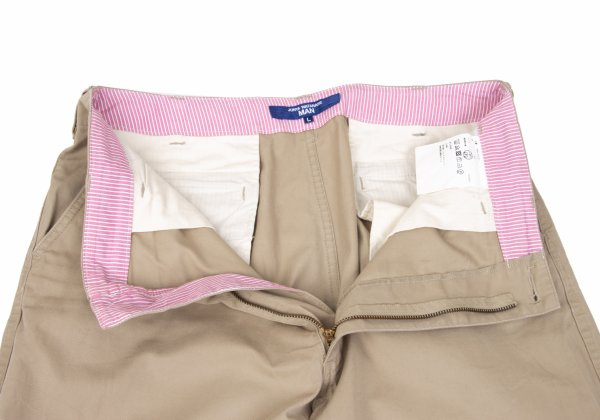 JUNYA WATANABE MAN Stripe Inside Chino Pants Beige Size L