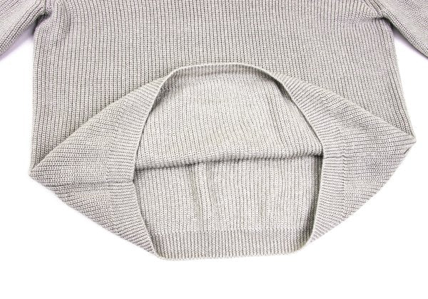 MARGARET HOWELL Greige Linen Wool High Neck Sweater Size L