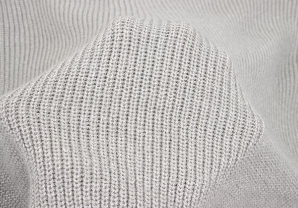 MARGARET HOWELL Greige Linen Wool High Neck Sweater Size L