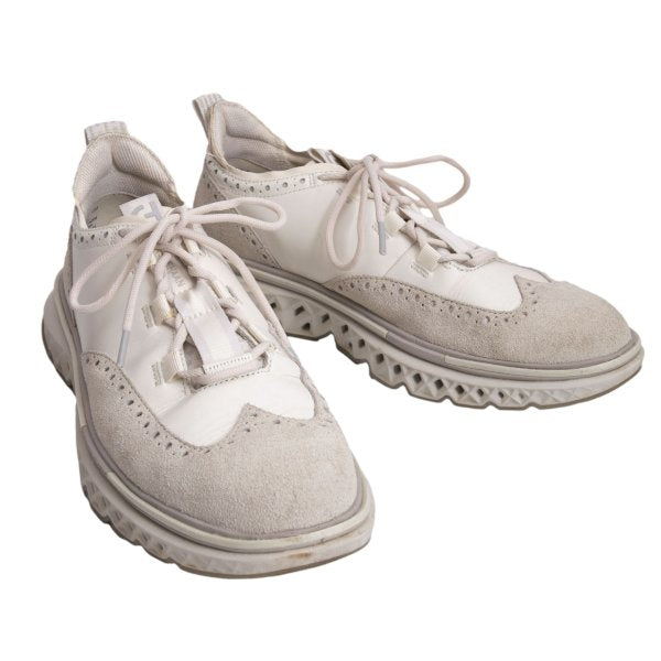 COLEHAAN 5.ZEROGRAND Leather Sneakers White Size 10 (28cm)