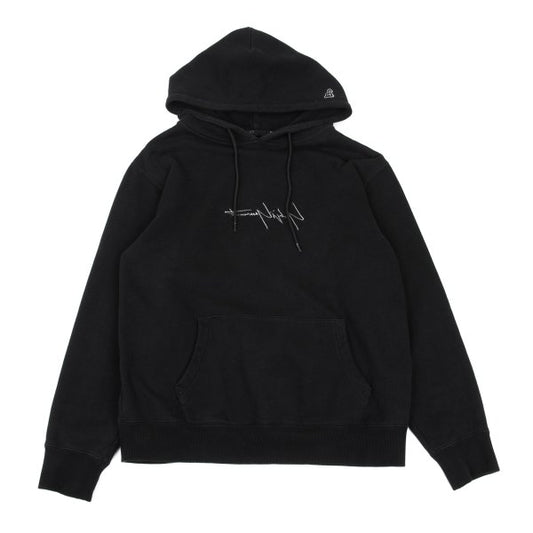 Yohji Yamamoto POUR HOMME New Era Logo Hoodie Black Size 2