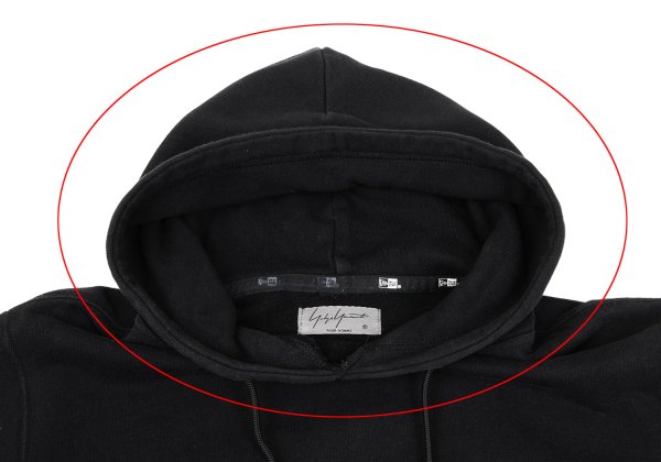 Yohji Yamamoto POUR HOMME New Era Logo Hoodie Black Size 2