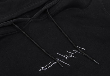 Yohji Yamamoto POUR HOMME New Era Logo Hoodie Black Size 2