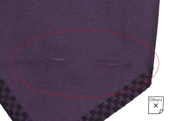 Jean Paul GAULTIER Purple Silk Diamond Jacquard Tie