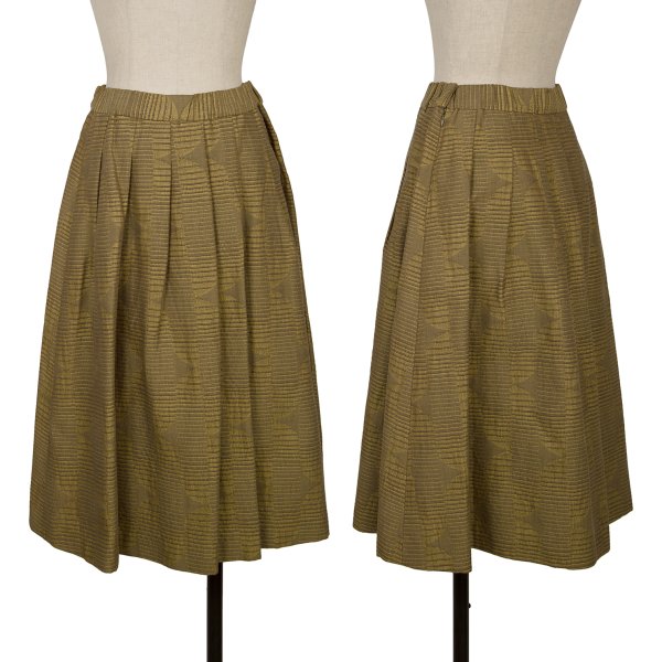 Tomorrowland MACPHEE Graphic Jacquard Tuck Skirt Size 36