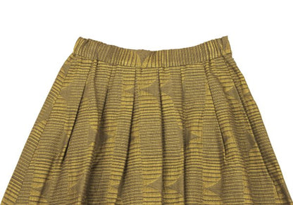 Tomorrowland MACPHEE Graphic Jacquard Tuck Skirt Size 36