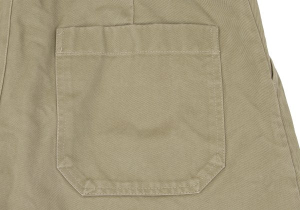 STUDIO NICHOLSON SORTE Beige Peach Cotton Twill Pants Size L
