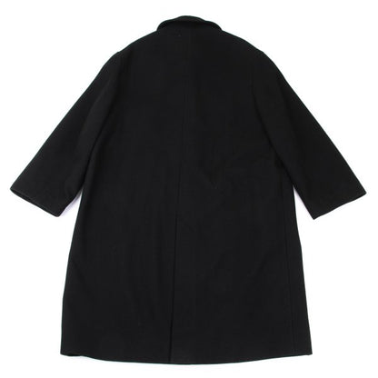 STUDIO NICHOLSON Melton Wool Fly Front Coat Black Size M