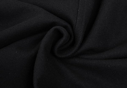 STUDIO NICHOLSON Melton Wool Fly Front Coat Black Size M