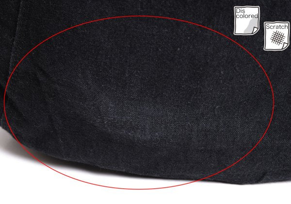 Y's Linen Drawstring Shoulder Bag Black