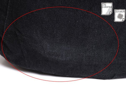 Y's Linen Drawstring Shoulder Bag Black