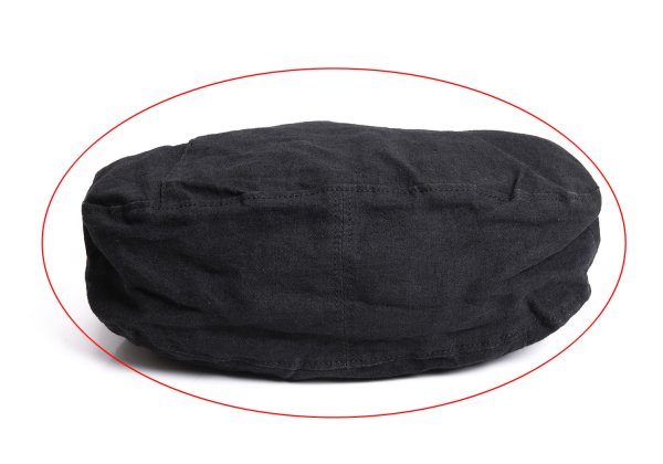 Y's Linen Drawstring Shoulder Bag Black