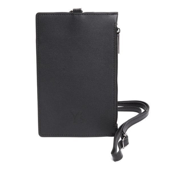 Y's Faux Leather Strap Black
