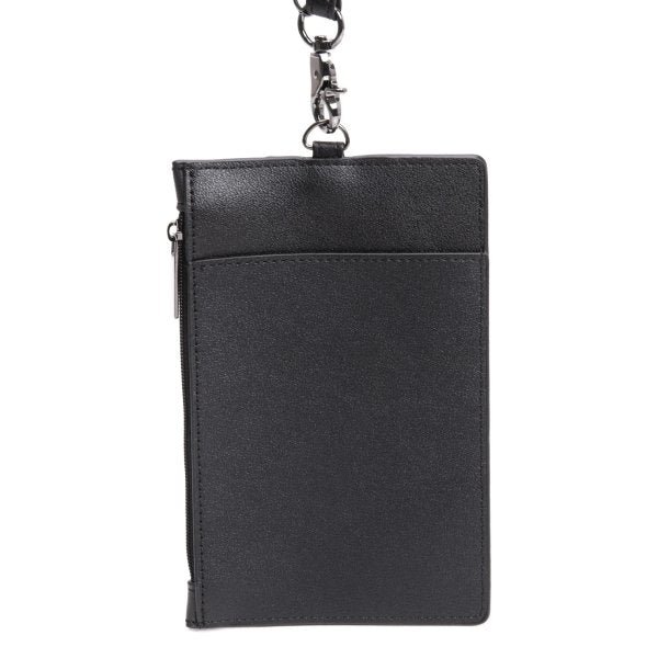 Y's Faux Leather Strap Black