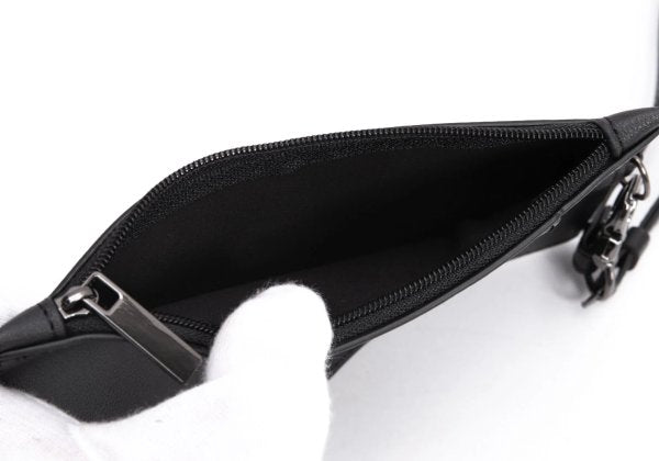 Y's Faux Leather Strap Multi-Case Black
