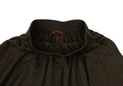 KENZO Wool A-Line Midi Skirt Green Size M
