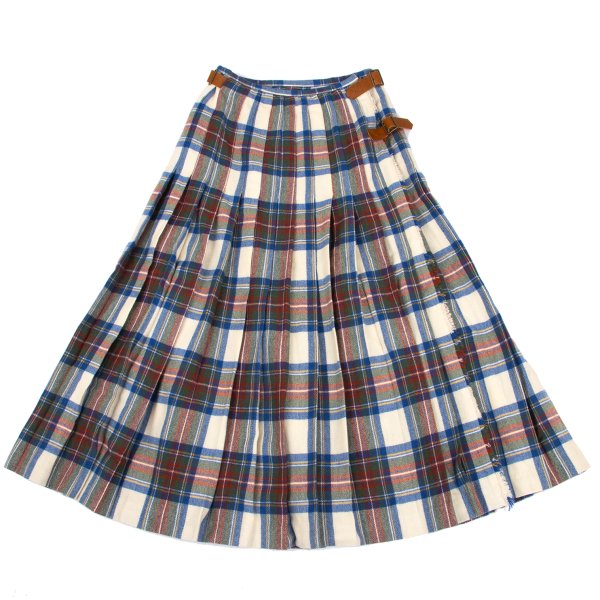 Pink House WONDERFUL WORLD KANEKO ISAO Check Skirt Size M