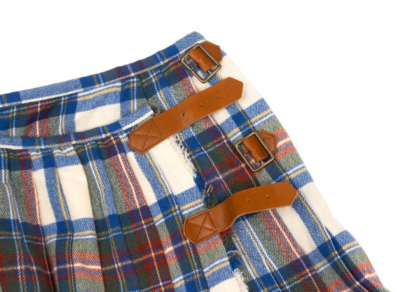 Pink House WONDERFUL WORLD KANEKO ISAO Check Skirt Size M
