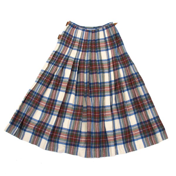 Pink House WONDERFUL WORLD KANEKO ISAO Check Skirt Size M